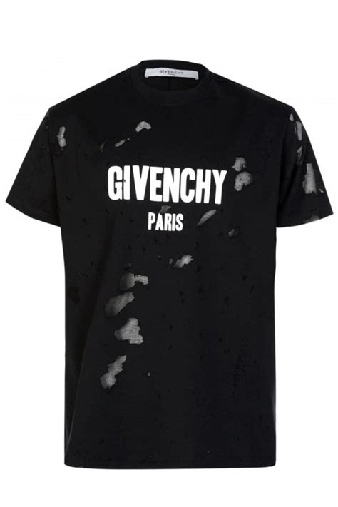 givenchy paris shirt dames|givenchy distressed t shirt.